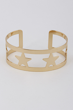Star Open Cuff Bracelet 7FBA5